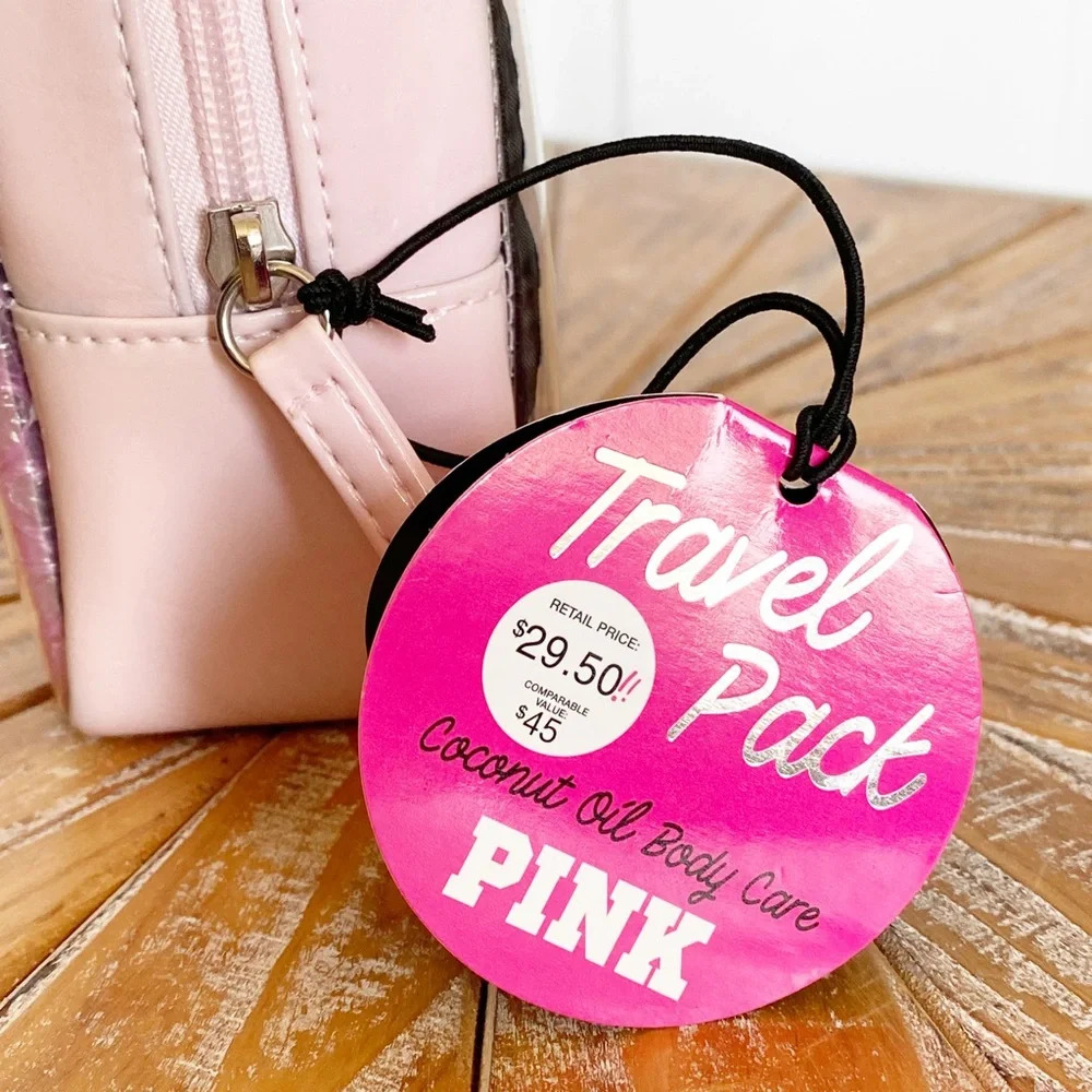 NWT PINK Victoria’s Secret Travel Pack Body Trio - Picture 6 of 7